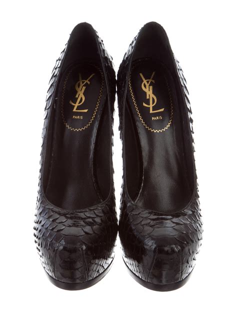 yves saint laurent python shoes black and white|Women's Saint Laurent Shoes .